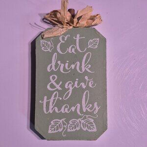 Small wooden table topper. 3x5